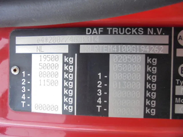 리스 DAF CF 410 SSC DAF CF 410 SSC : 사진 17 리스 DAF CF 410 SSC DAF CF 410 SSC : 사진 17