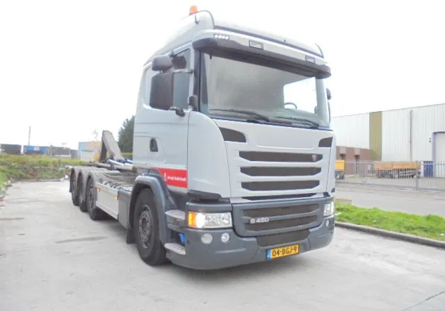 Scania G450 8X2 RETARDER - 후크 리프트 트럭 : 사진 4 Scania G450 8X2 RETARDER - 후크 리프트 트럭 : 사진 4