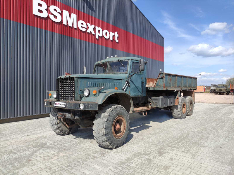 KRAZ 255 B 6x6 flatbed truck - 드롭사이드/ 플랫베드 트럭 : 사진 1 KRAZ 255 B 6x6 flatbed truck - 드롭사이드/ 플랫베드 트럭 : 사진 1