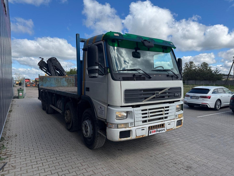 Volvo FM 12.380 + HIAB 166 DS - 4 DUO - 드롭사이드/ 플랫베드 트럭, 크레인 트럭 : 사진 2 Volvo FM 12.380 + HIAB 166 DS - 4 DUO - 드롭사이드/ 플랫베드 트럭, 크레인 트럭 : 사진 2