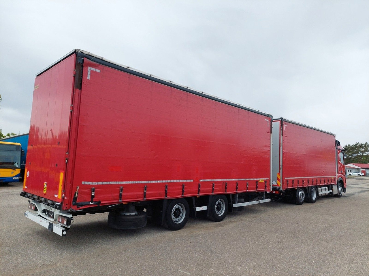 Mercedes-Benz Actros 2545 L/NR 6x2 + Wielton PC2K Durchbar - 커튼사이더 트럭 : 사진 4 Mercedes-Benz Actros 2545 L/NR 6x2 + Wielton PC2K Durchbar - 커튼사이더 트럭 : 사진 4
