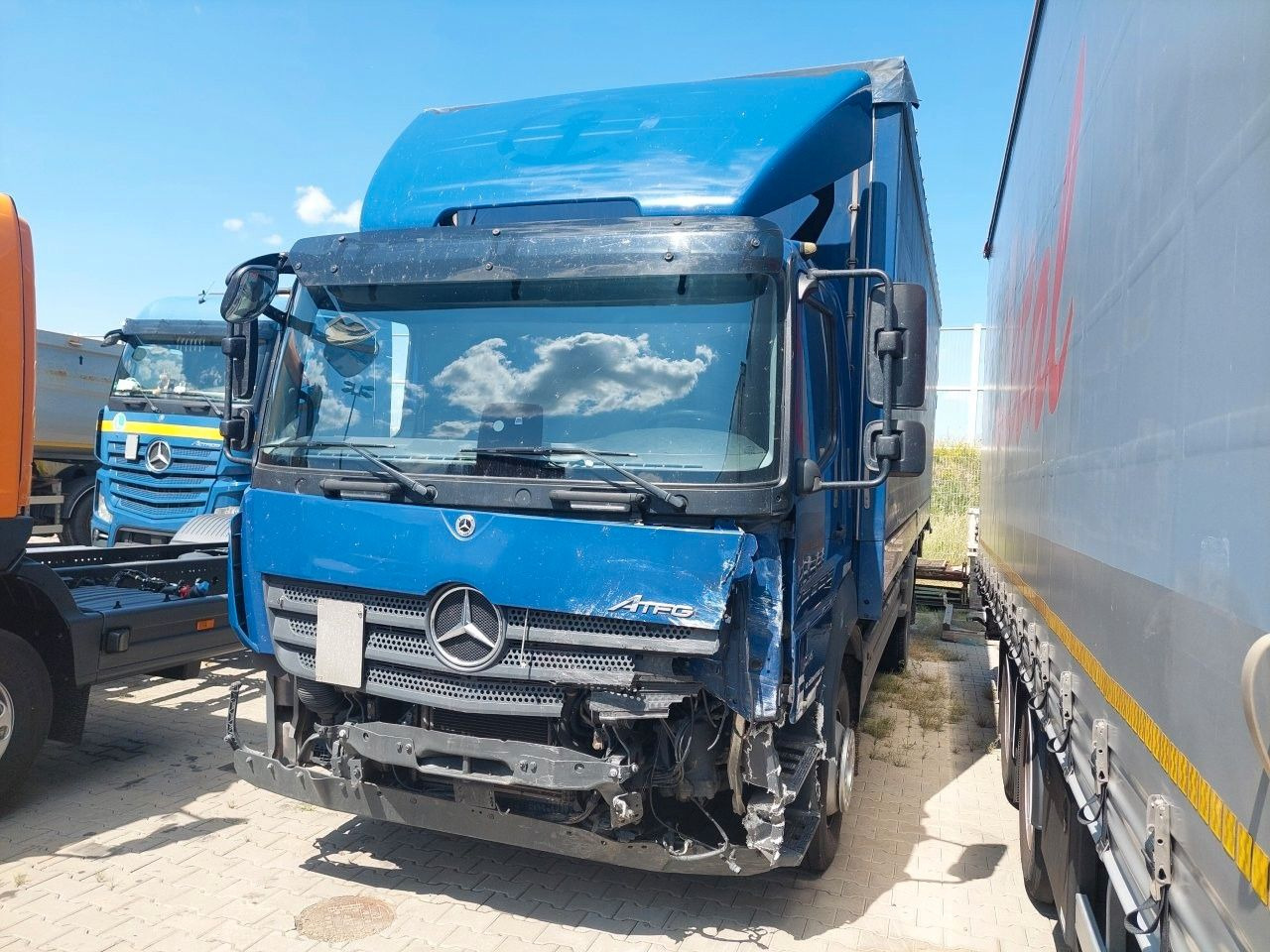 Mercedes-Benz Atego 1224L 4x2 LBW UNFALL!!! - 커튼사이더 트럭 : 사진 1 Mercedes-Benz Atego 1224L 4x2 LBW UNFALL!!! - 커튼사이더 트럭 : 사진 1
