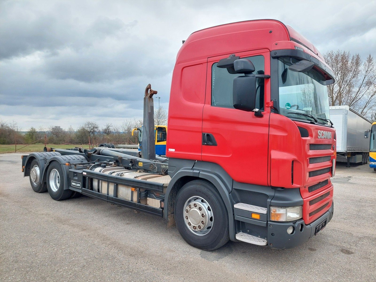 Scania R 400 LB 6x2/4 Meiller RK 20.65 - 후크 리프트 트럭 : 사진 4 Scania R 400 LB 6x2/4 Meiller RK 20.65 - 후크 리프트 트럭 : 사진 4