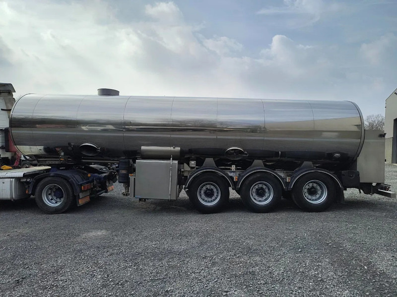 ETA 29000L INSULATED INOX TANK - 1 COMP - PUMP - 유조 세미 트레일러 : 사진 2 ETA 29000L INSULATED INOX TANK - 1 COMP - PUMP - 유조 세미 트레일러 : 사진 2