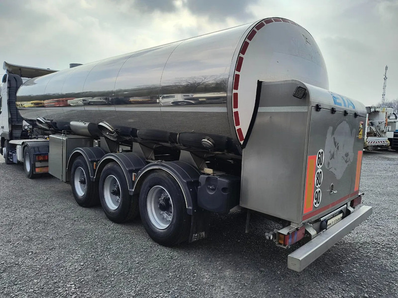ETA 29000L INSULATED INOX TANK - 1 COMP - PUMP - 유조 세미 트레일러 : 사진 3 ETA 29000L INSULATED INOX TANK - 1 COMP - PUMP - 유조 세미 트레일러 : 사진 3