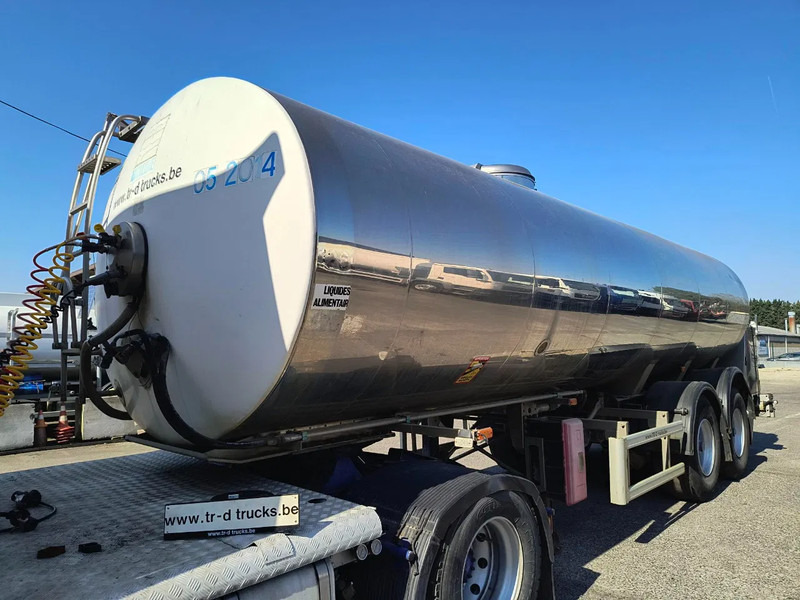 MAISONNEUVE INSULATED INOX TANK 25000 L - 1 COMP - PUMP - 유조 세미 트레일러 : 사진 1 MAISONNEUVE INSULATED INOX TANK 25000 L - 1 COMP - PUMP - 유조 세미 트레일러 : 사진 1