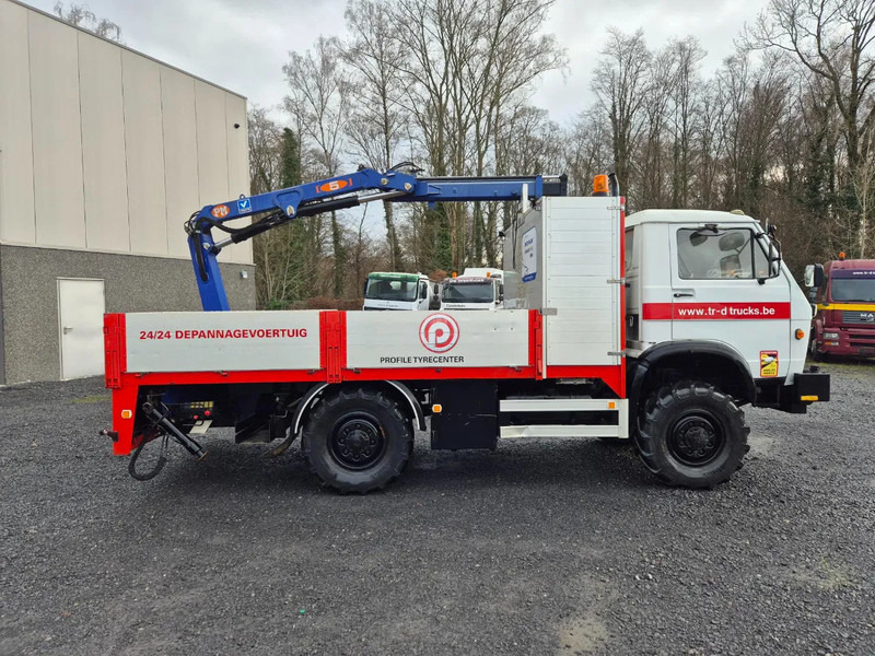 MAN 8.136 4X4 - QUARRY TRUCK - CRANE PM - ONLY 82730 KM - 드롭사이드/ 플랫베드 트럭, 크레인 트럭 : 사진 4 MAN 8.136 4X4 - QUARRY TRUCK - CRANE PM - ONLY 82730 KM - 드롭사이드/ 플랫베드 트럭, 크레인 트럭 : 사진 4