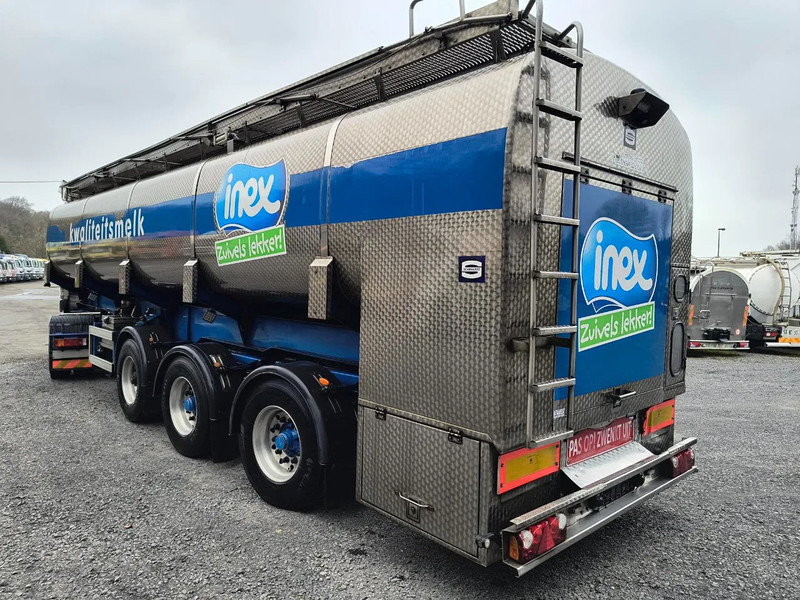 Mafa INSULATED INOX TANK 29000L 3 COMP - PUMP/COUNTER - 2 STEERING AXLES - 유조 세미 트레일러 : 사진 3 Mafa INSULATED INOX TANK 29000L 3 COMP - PUMP/COUNTER - 2 STEERING AXLES - 유조 세미 트레일러 : 사진 3