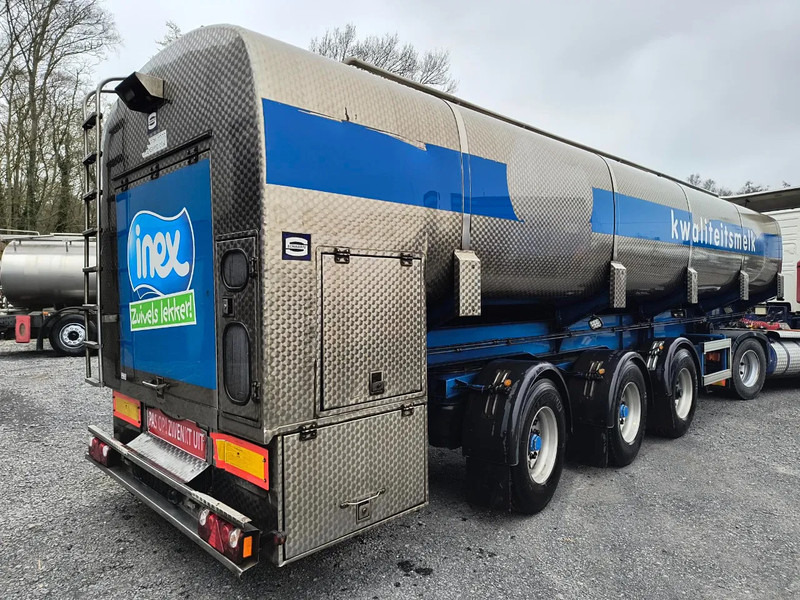 Mafa INSULATED INOX TANK 29000L 3 COMP - PUMP/COUNTER - 2 STEERING AXLES - 유조 세미 트레일러 : 사진 5 Mafa INSULATED INOX TANK 29000L 3 COMP - PUMP/COUNTER - 2 STEERING AXLES - 유조 세미 트레일러 : 사진 5