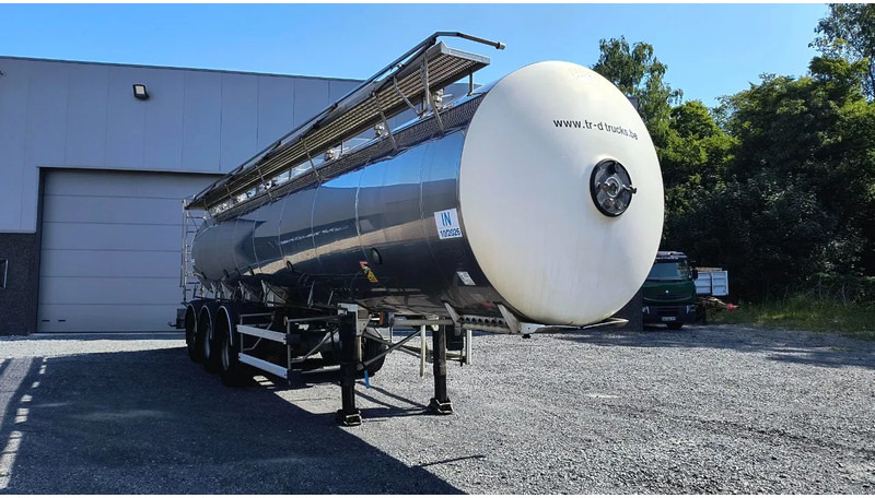 Magyar INSULATED INOX TANK 29000 L - 6 COMPARTIMENTS (!) - 유조 세미 트레일러 : 사진 2 Magyar INSULATED INOX TANK 29000 L - 6 COMPARTIMENTS (!) - 유조 세미 트레일러 : 사진 2