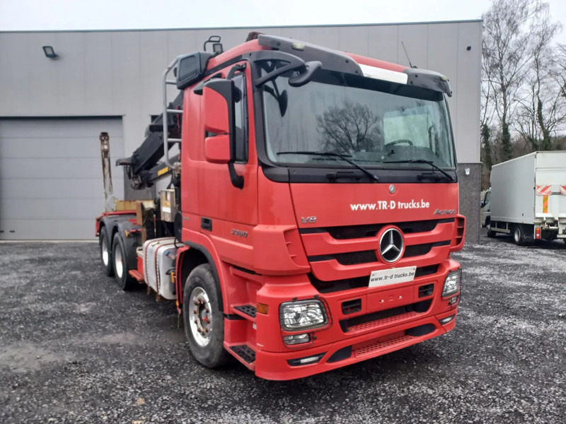 Mercedes-Benz Actros 3360 V8 avec GRUE HIAB 251S80 - 6X4 - V8 - 목재 트럭, 크레인 트럭 : 사진 1 Mercedes-Benz Actros 3360 V8 avec GRUE HIAB 251S80 - 6X4 - V8 - 목재 트럭, 크레인 트럭 : 사진 1