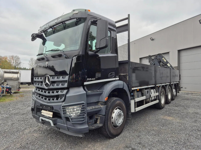 Mercedes-Benz Arocs 3240 8X4 - HIAB 166E-5 HIPRO WITH REMOTE CONTROL - ROTATOR - 드롭사이드/ 플랫베드 트럭, 크레인 트럭 : 사진 1 Mercedes-Benz Arocs 3240 8X4 - HIAB 166E-5 HIPRO WITH REMOTE CONTROL - ROTATOR - 드롭사이드/ 플랫베드 트럭, 크레인 트럭 : 사진 1