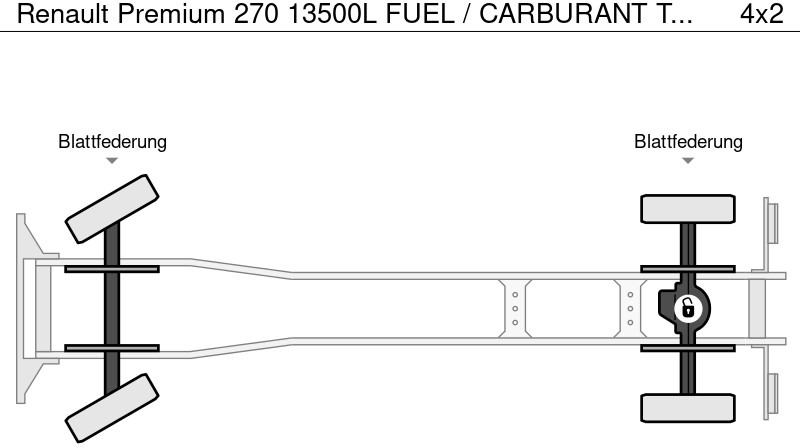 유조트럭 운반 물 연료 Renault Premium 270 13500L FUEL / CARBURANT TRUCK - 5 COMP/ A LAMES : 사진 17 유조트럭 운반 물 연료 Renault Premium 270 13500L FUEL / CARBURANT TRUCK - 5 COMP/ A LAMES : 사진 17