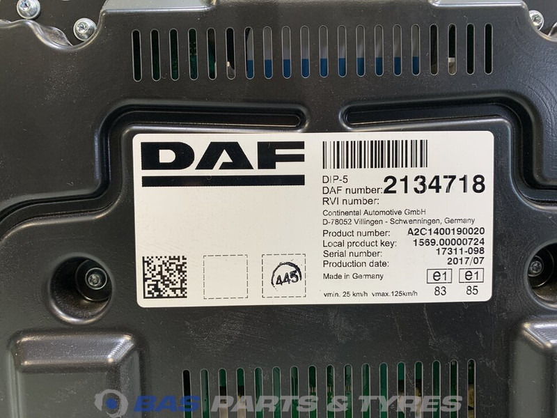 DAF XF106 - 대시보드 트럭 용 : 사진 3 DAF XF106 - 대시보드 트럭 용 : 사진 3