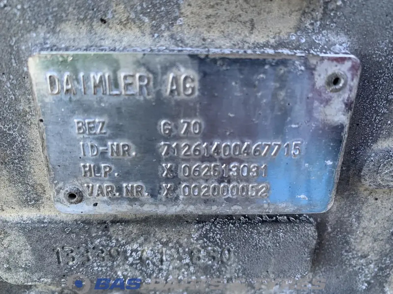 Mercedes-Benz Atego Mercedes G70-6 Powershift 3 Versnellingsbak A 001 260 36 00 - 기어박스 트럭 용 : 사진 5 Mercedes-Benz Atego Mercedes G70-6 Powershift 3 Versnellingsbak A 001 260 36 00 - 기어박스 트럭 용 : 사진 5