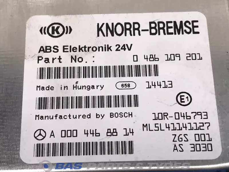 Mercedes-Benz Regeleenheid ABS Mercedes A 000 446 86 14 - ECU 트럭 용 : 사진 2 Mercedes-Benz Regeleenheid ABS Mercedes A 000 446 86 14 - ECU 트럭 용 : 사진 2