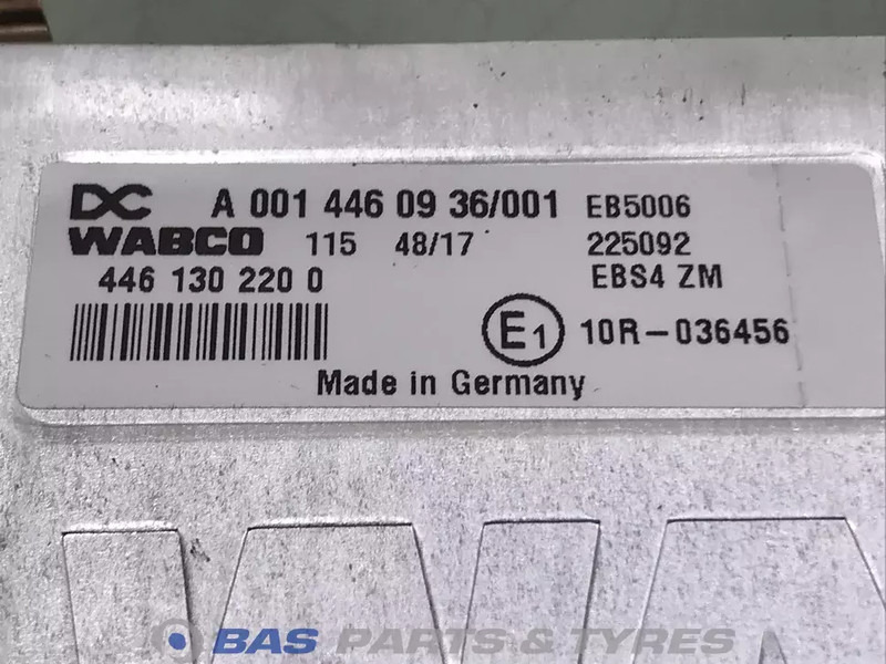 Mercedes-Benz Regeleenheid EBS Mercedes A 001 446 09 36 - ECU 트럭 용 : 사진 2 Mercedes-Benz Regeleenheid EBS Mercedes A 001 446 09 36 - ECU 트럭 용 : 사진 2
