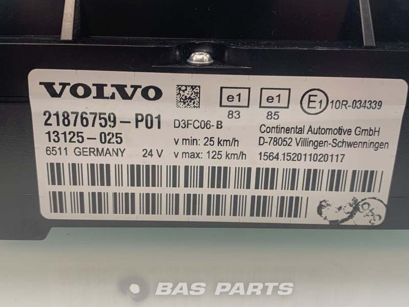 Volvo FL Euro 6 - 대시보드 트럭 용 : 사진 3 Volvo FL Euro 6 - 대시보드 트럭 용 : 사진 3