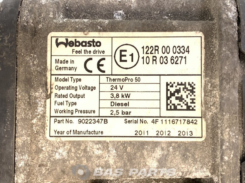 Webasto TP50 Standkachel A 001 830 31 20 - 난방/ 환기 트럭 용 : 사진 5 Webasto TP50 Standkachel A 001 830 31 20 - 난방/ 환기 트럭 용 : 사진 5