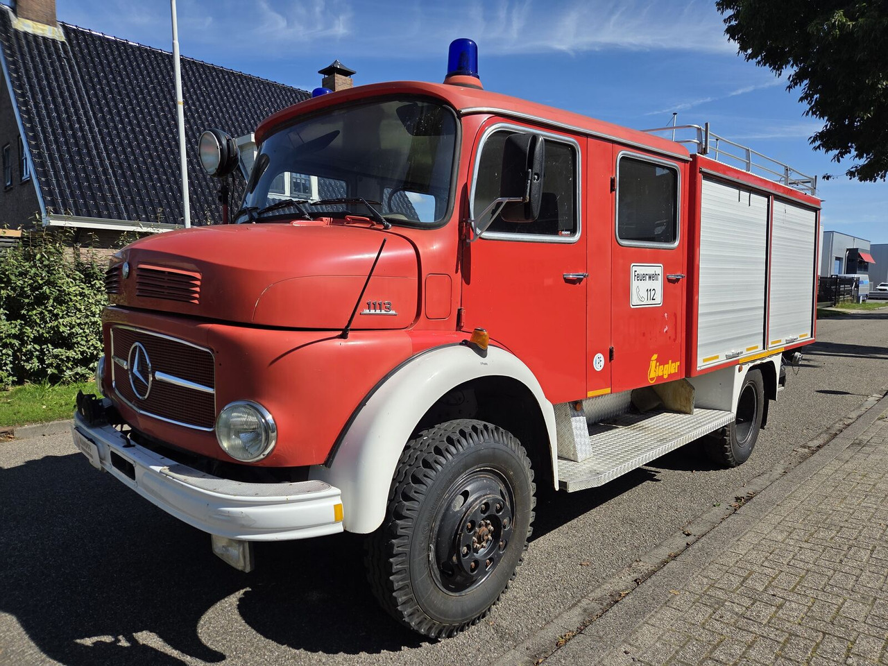 Mercedes-Benz LAF 1113 B 4X4 Turbo Diesel (170 PK) brandweerwagen - 소방차 : 사진 2 Mercedes-Benz LAF 1113 B 4X4 Turbo Diesel (170 PK) brandweerwagen - 소방차 : 사진 2