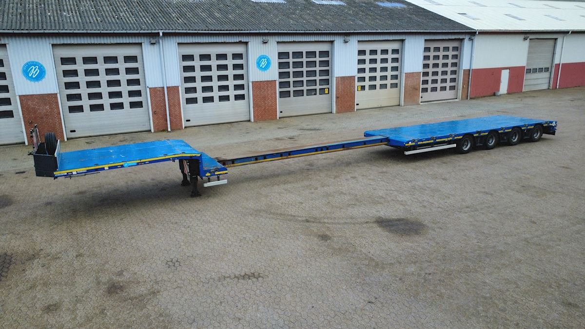 Goldhofer STN-L 4 A F2 - 드롭사이드/ 플랫베드 세미 트레일러 : 사진 4 Goldhofer STN-L 4 A F2 - 드롭사이드/ 플랫베드 세미 트레일러 : 사진 4