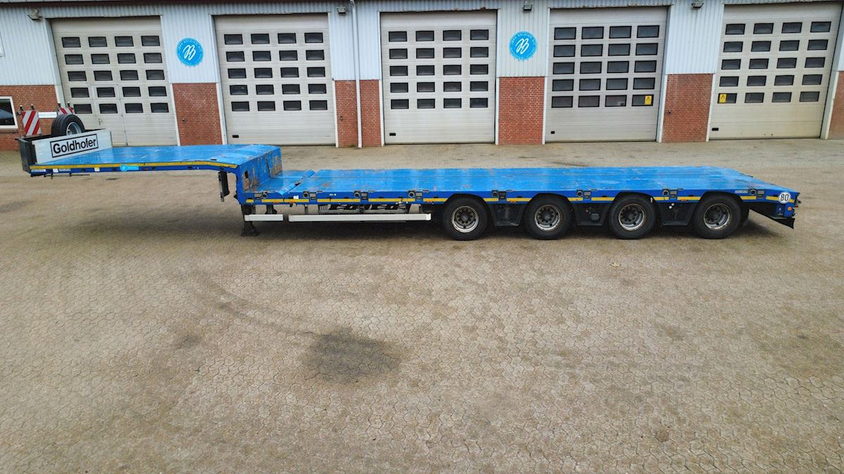 Goldhofer STN-L 4 A F2 - 드롭사이드/ 플랫베드 세미 트레일러 : 사진 3 Goldhofer STN-L 4 A F2 - 드롭사이드/ 플랫베드 세미 트레일러 : 사진 3