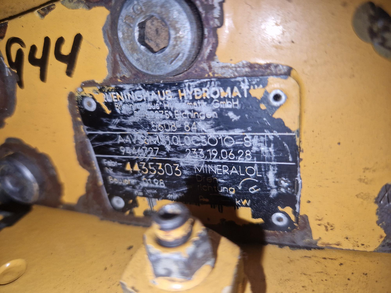 BRUENINGHAUS HYDROMATIC A4VG - 유압 펌프 건설기계 용 : 사진 2 BRUENINGHAUS HYDROMATIC A4VG - 유압 펌프 건설기계 용 : 사진 2