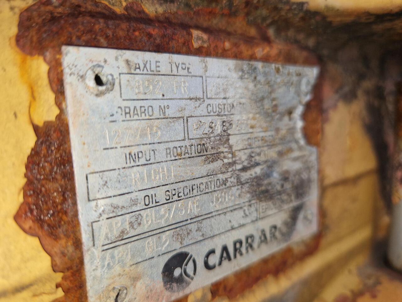 EJES CARRARO 852 FR PAR CASE 1288 - 차축 및 부품 건설기계 용 : 사진 3 EJES CARRARO 852 FR PAR CASE 1288 - 차축 및 부품 건설기계 용 : 사진 3
