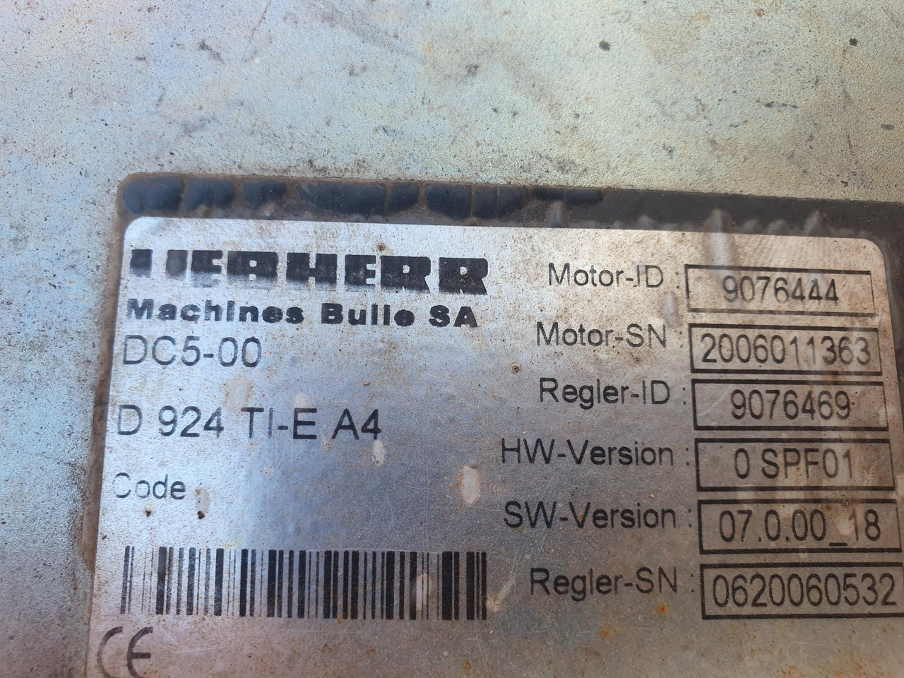 LIEBHERR D924 TI E A4 - 엔진 건설기계 용 : 사진 3 LIEBHERR D924 TI E A4 - 엔진 건설기계 용 : 사진 3