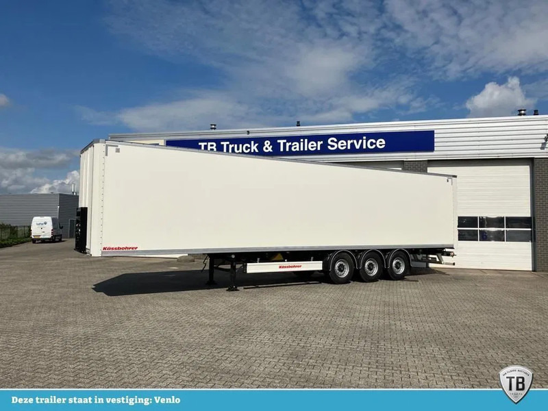 Kässbohrer SBT / 20 - 12 / 27 - Gesloten oplegger met 2x liftassen en 2x bindrails - 밀폐형 박스 세미 트레일러 : 사진 1 Kässbohrer SBT / 20 - 12 / 27 - Gesloten oplegger met 2x liftassen en 2x bindrails - 밀폐형 박스 세미 트레일러 : 사진 1