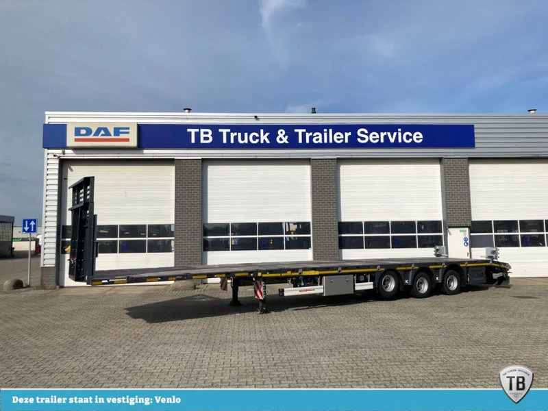 Kässbohrer SPA M3 / 1N - 18 / 27 Heavy Duty uitschuifbare vlakke mega trailer met liftas, rongen en oprijplaten - 밀폐형 박스 세미 트레일러 : 사진 1 Kässbohrer SPA M3 / 1N - 18 / 27 Heavy Duty uitschuifbare vlakke mega trailer met liftas, rongen en oprijplaten - 밀폐형 박스 세미 트레일러 : 사진 1