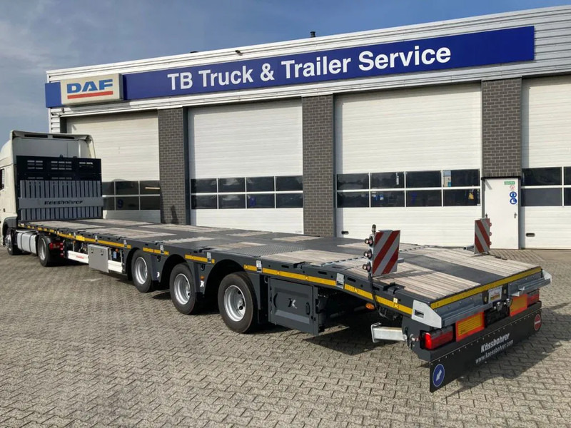 Kässbohrer SPA M3 / 1N - 18 / 27 Heavy Duty uitschuifbare vlakke mega trailer met liftas, rongen en oprijplaten - 밀폐형 박스 세미 트레일러 : 사진 5 Kässbohrer SPA M3 / 1N - 18 / 27 Heavy Duty uitschuifbare vlakke mega trailer met liftas, rongen en oprijplaten - 밀폐형 박스 세미 트레일러 : 사진 5