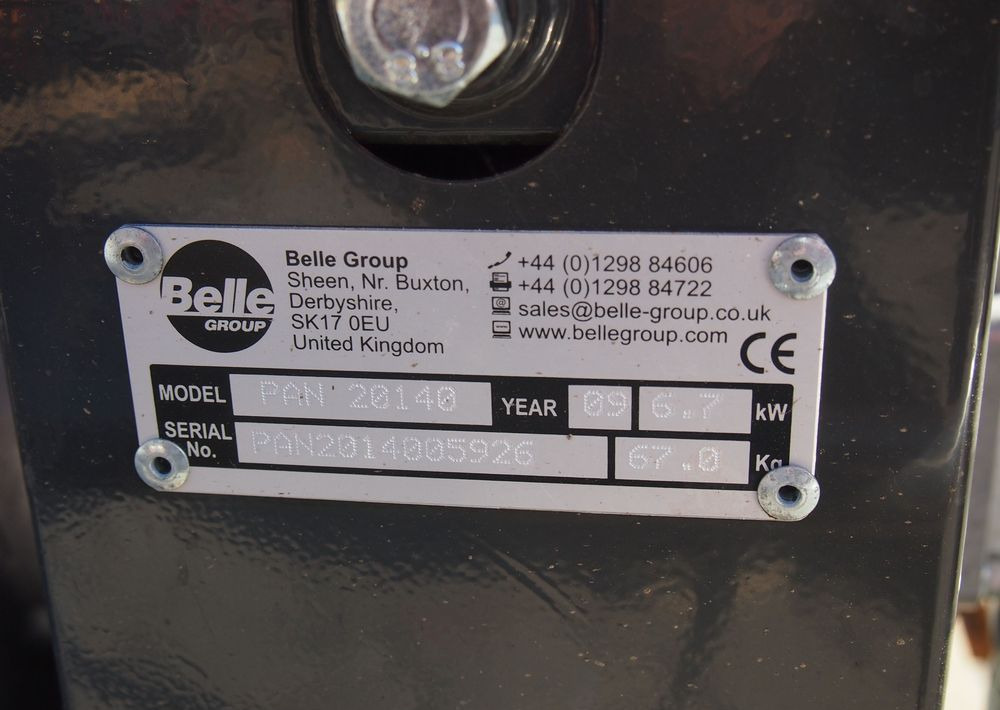 Agregat hydrauliczny Belle PAN 20140 2009 Agregat hydrauliczny BELLE - 건설장비 : 사진 3 Agregat hydrauliczny Belle PAN 20140 2009 Agregat hydrauliczny BELLE - 건설장비 : 사진 3