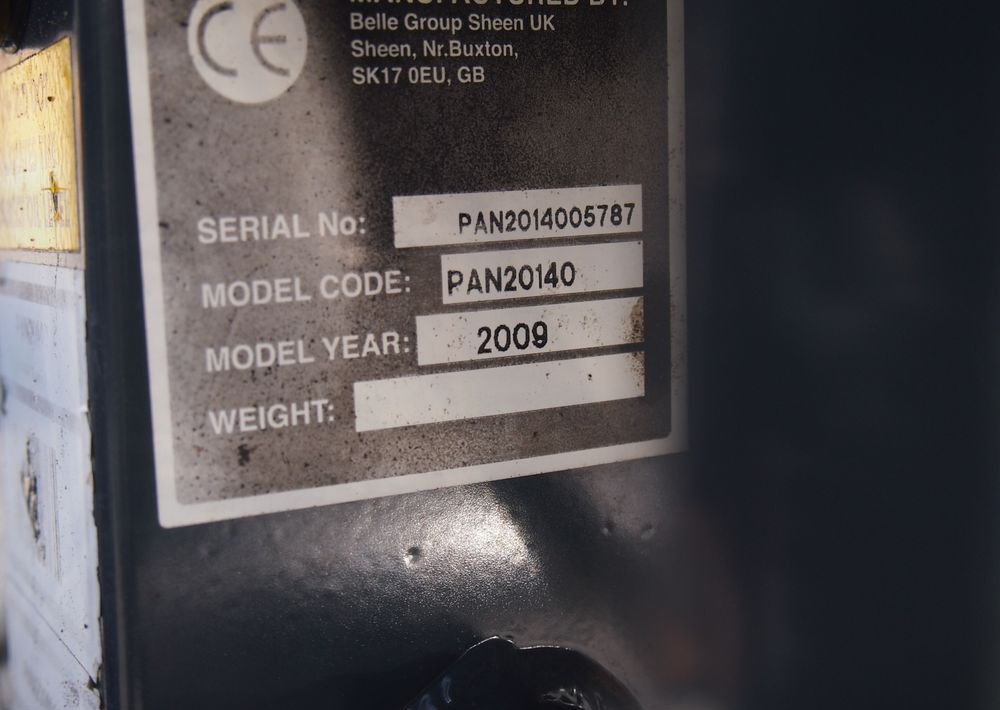 Agregat hydrauliczny Belle PAN 20140 2009 Agregat hydrauliczny BELLE - 건설장비 : 사진 5 Agregat hydrauliczny Belle PAN 20140 2009 Agregat hydrauliczny BELLE - 건설장비 : 사진 5