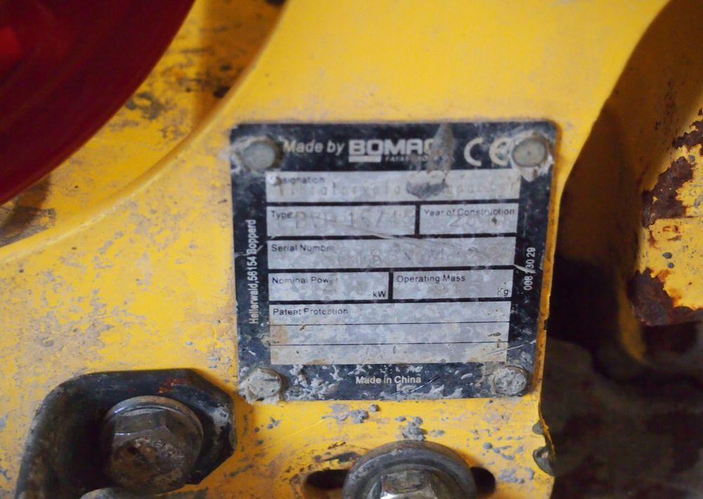 Ubijarka Bomag BVP 18/45 2019 Zagęszczarka Bomag 91 - 진동판 : 사진 4 Ubijarka Bomag BVP 18/45 2019 Zagęszczarka Bomag 91 - 진동판 : 사진 4