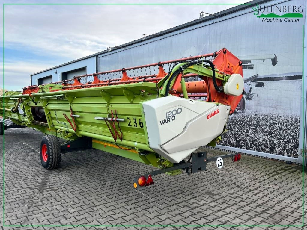 Claas Vario 1200 + wózek transportowy - 곡물 헤더 : 사진 5 Claas Vario 1200 + wózek transportowy - 곡물 헤더 : 사진 5