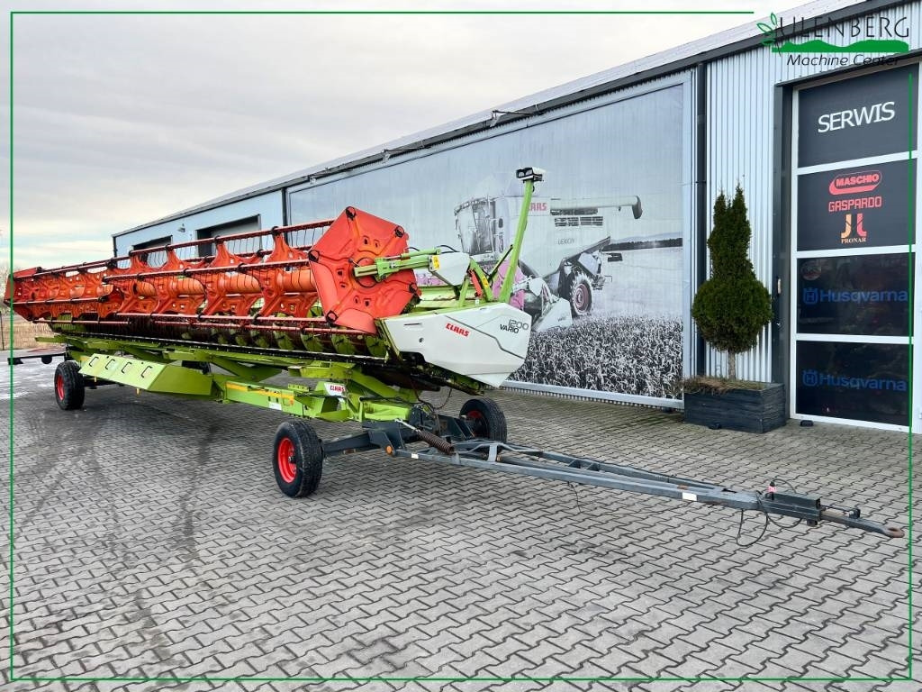 곡물 헤더 Claas Vario 1200 + wózek transportowy : 사진 6