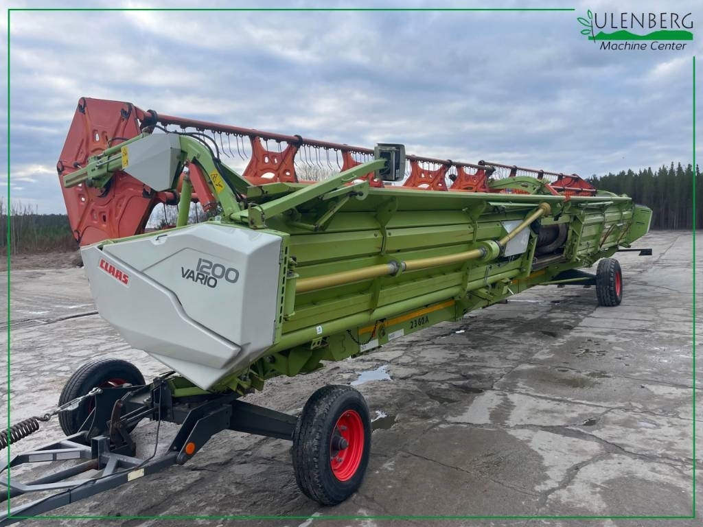 곡물 헤더 Claas Vario 1200 + wózek transportowy : 사진 8