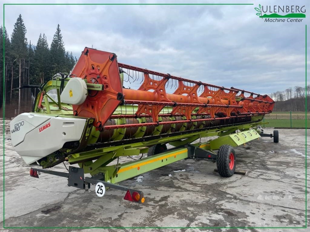 Claas Vario 1200 + wózek transportowy - 곡물 헤더 : 사진 1 Claas Vario 1200 + wózek transportowy - 곡물 헤더 : 사진 1
