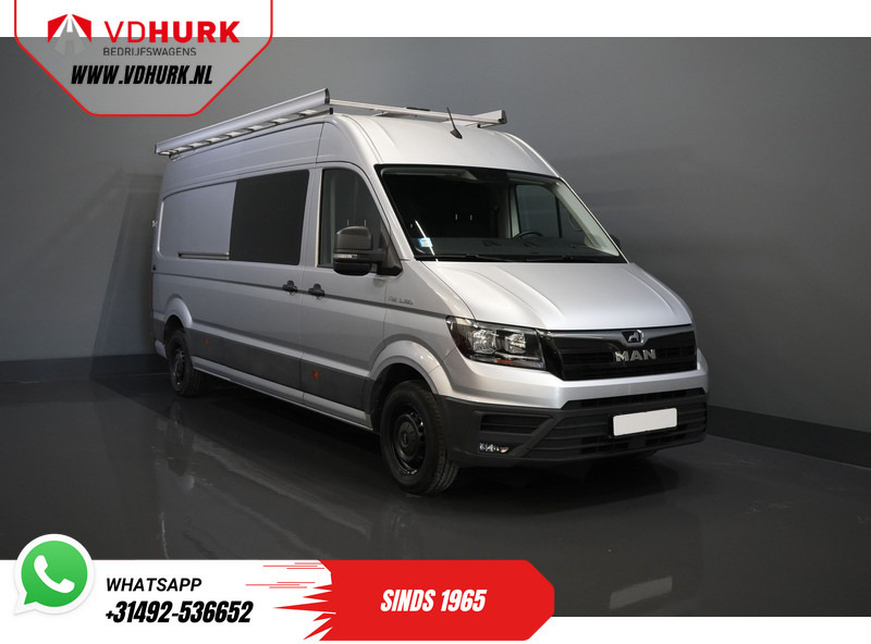 MAN TGE 3.180 180 pk DSG Aut. L4H3 DC Dubbel Cabine BPM VRIJ! 7 pers./ 270Gr. Deuren/ Carplay/ Imperiaal + Trap/ Gev.Stoel/ Cruise/ Came - 소형 밴, 콤비 밴 : 사진 1 MAN TGE 3.180 180 pk DSG Aut. L4H3 DC Dubbel Cabine BPM VRIJ! 7 pers./ 270Gr. Deuren/ Carplay/ Imperiaal + Trap/ Gev.Stoel/ Cruise/ Came - 소형 밴, 콤비 밴 : 사진 1