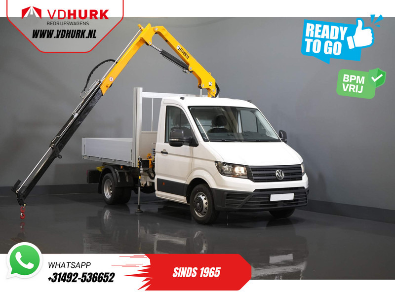 Volkswagen Crafter 50 165 pk Effer 352S Kraan/ Crane/ Kran/ Autokran/ PTO/ Open laadbak/ Dubbel Lucht - 플랫베드 밴 : 사진 1 Volkswagen Crafter 50 165 pk Effer 352S Kraan/ Crane/ Kran/ Autokran/ PTO/ Open laadbak/ Dubbel Lucht - 플랫베드 밴 : 사진 1