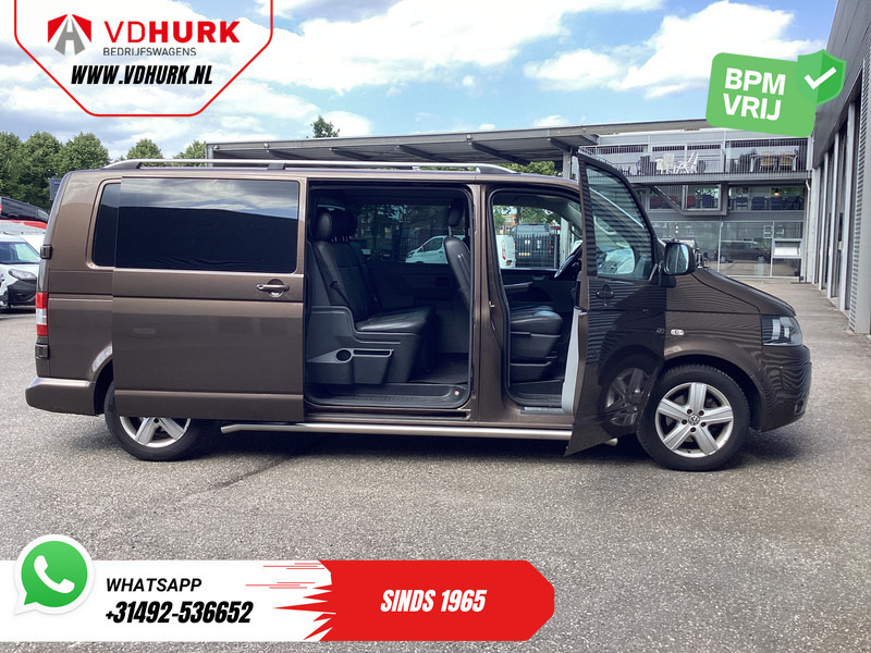 소형 밴, 콤비 밴 Volkswagen Transporter 2.0 TDI DSG Aut. 140 pk L2 DC Dubbel Cabine EXPORT ONLY NL Auto/ APK 04-2026/ Riem V.V./ Leder/ Cruise/ Camera/ Navi/ Sidebars/ : 사진 6