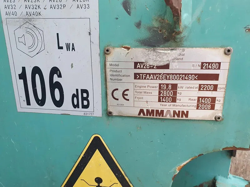 Ammann Ammann AV 26.2 - 롤러 : 사진 5 Ammann Ammann AV 26.2 - 롤러 : 사진 5