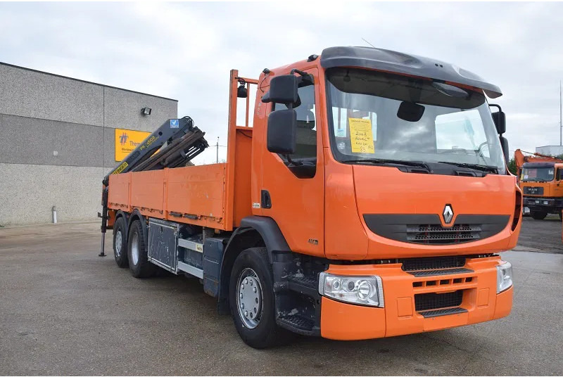 Renault Premium 410 - 드롭사이드/ 플랫베드 트럭, 크레인 트럭 : 사진 5 Renault Premium 410 - 드롭사이드/ 플랫베드 트럭, 크레인 트럭 : 사진 5
