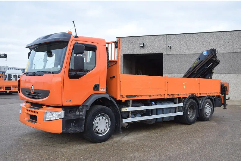 Renault Premium 410 - 드롭사이드/ 플랫베드 트럭, 크레인 트럭 : 사진 1 Renault Premium 410 - 드롭사이드/ 플랫베드 트럭, 크레인 트럭 : 사진 1