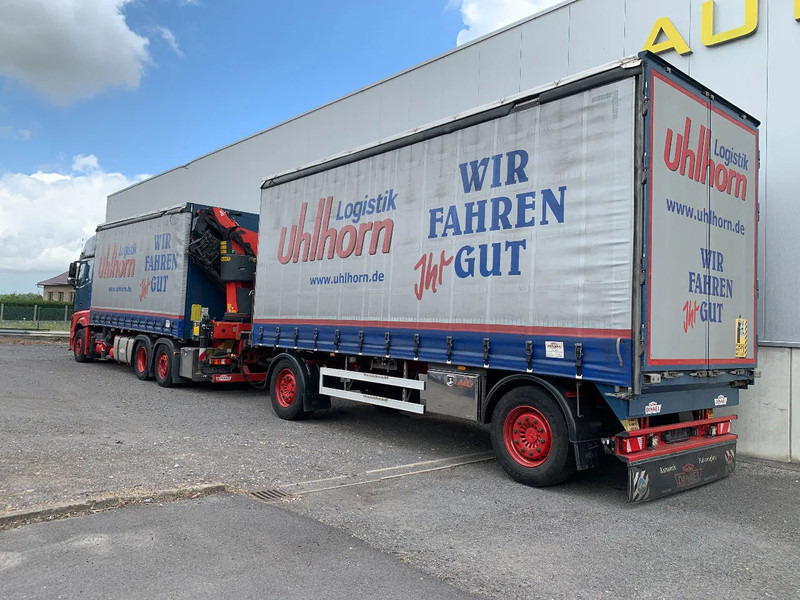 Mercedes-Benz Actros 2548 6X2 + Aanhanger*Palfinger crane*Cruise control*Airco* - 커튼사이더 트럭, 크레인 트럭 : 사진 2 Mercedes-Benz Actros 2548 6X2 + Aanhanger*Palfinger crane*Cruise control*Airco* - 커튼사이더 트럭, 크레인 트럭 : 사진 2