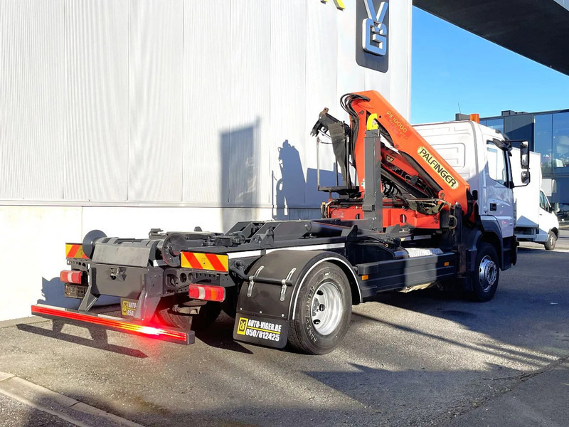 Mercedes-Benz Atego 1621 *Palfinger kraan*Containersysteem*luchtvering achteras*bluetooth - 후크 리프트 트럭, 크레인 트럭 : 사진 2 Mercedes-Benz Atego 1621 *Palfinger kraan*Containersysteem*luchtvering achteras*bluetooth - 후크 리프트 트럭, 크레인 트럭 : 사진 2