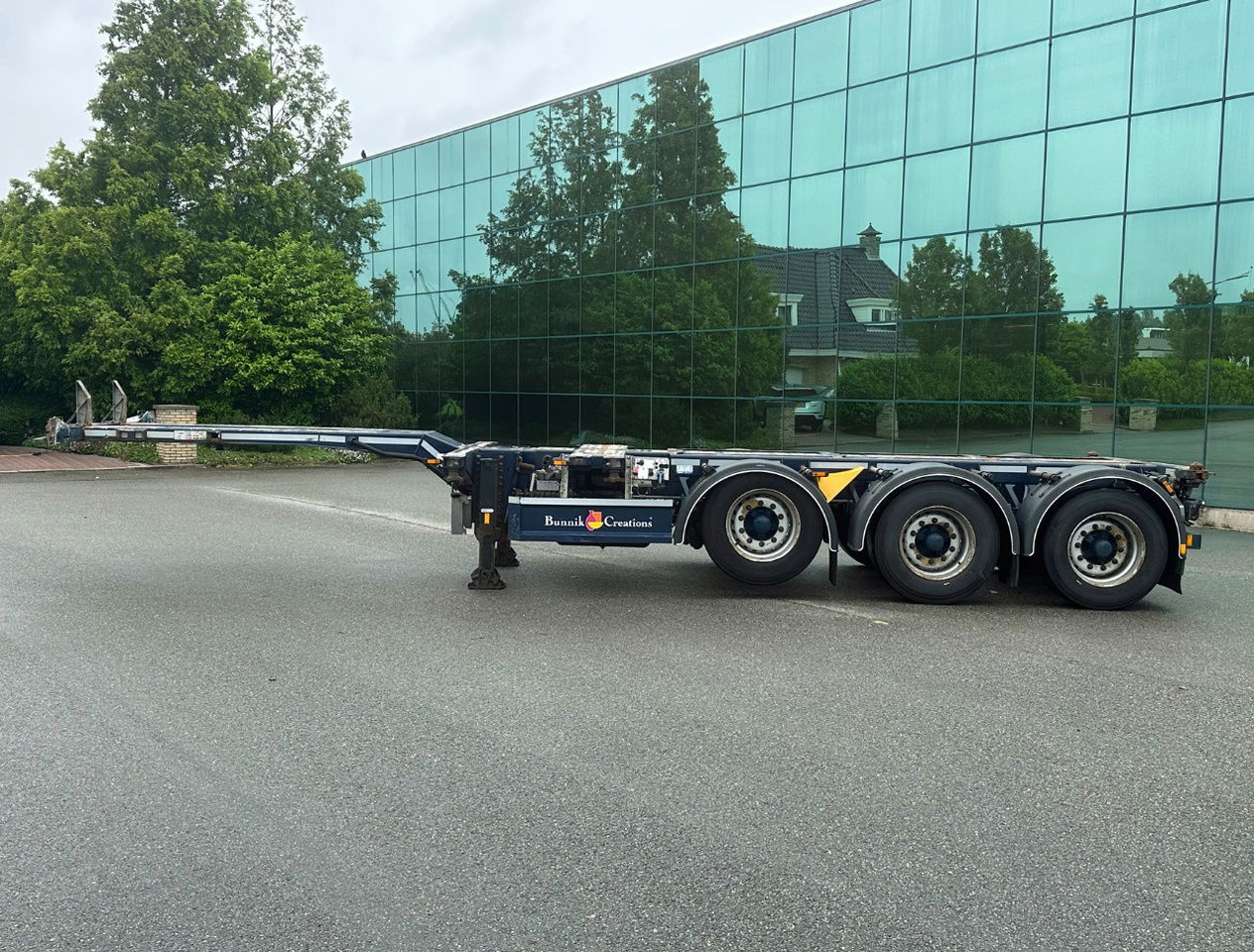 D-TEC Flexitrailer Multi Liftaxle Drumbrakes TOP Condition NL Trailer 2 Pieces - 컨테이너 운반 장치/ 스와프 보디 세미 트레일러 : 사진 2 D-TEC Flexitrailer Multi Liftaxle Drumbrakes TOP Condition NL Trailer 2 Pieces - 컨테이너 운반 장치/ 스와프 보디 세미 트레일러 : 사진 2