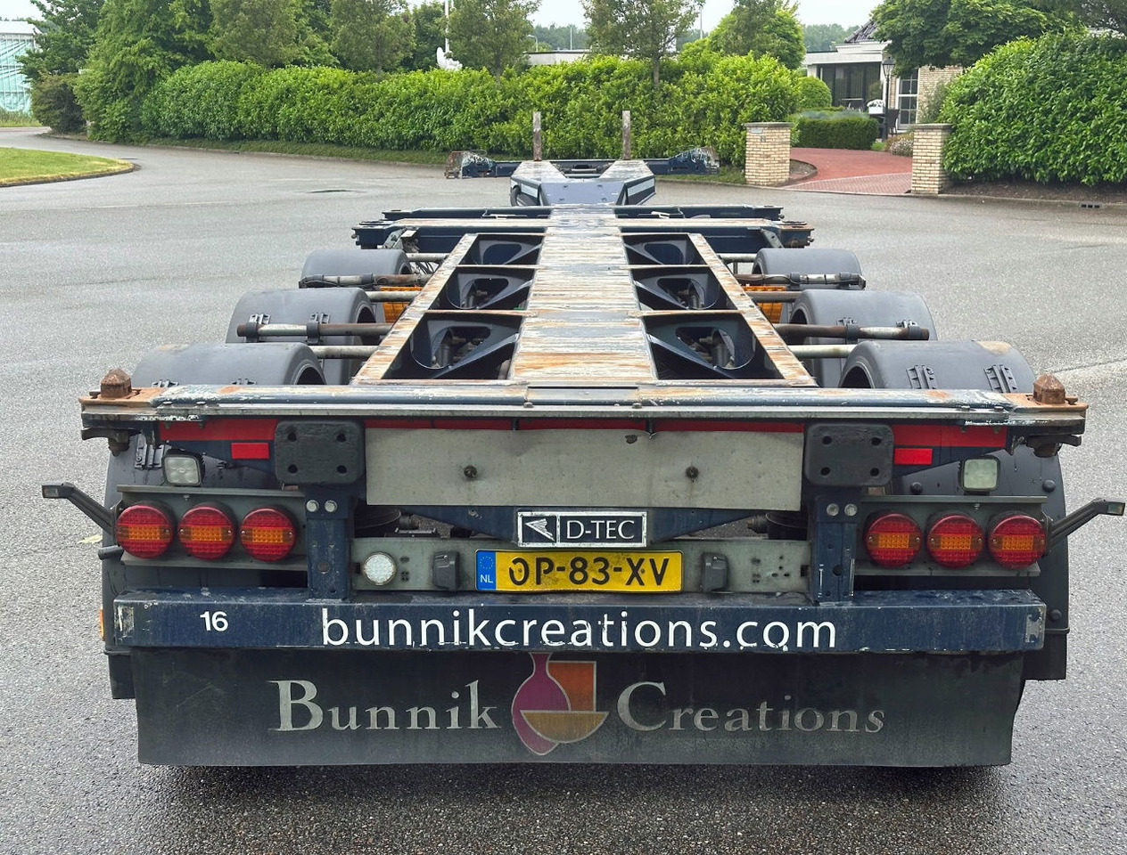 D-TEC Flexitrailer Multi Liftaxle Drumbrakes TOP Condition NL Trailer 2 Pieces - 컨테이너 운반 장치/ 스와프 보디 세미 트레일러 : 사진 4 D-TEC Flexitrailer Multi Liftaxle Drumbrakes TOP Condition NL Trailer 2 Pieces - 컨테이너 운반 장치/ 스와프 보디 세미 트레일러 : 사진 4