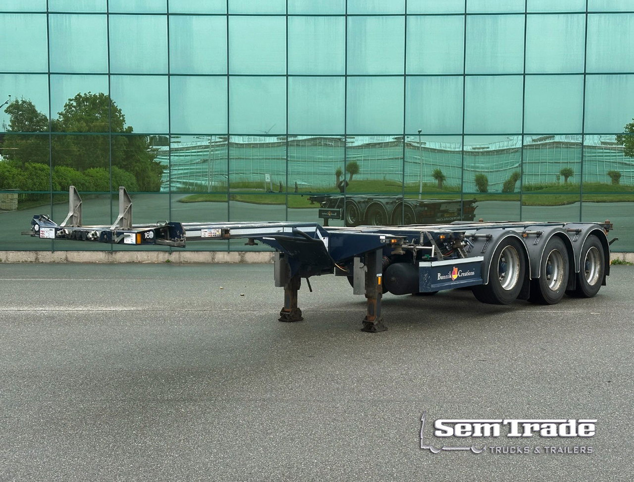 D-TEC Flexitrailer Multi Liftaxle Drumbrakes TOP Condition NL Trailer 2 Pieces - 컨테이너 운반 장치/ 스와프 보디 세미 트레일러 : 사진 1 D-TEC Flexitrailer Multi Liftaxle Drumbrakes TOP Condition NL Trailer 2 Pieces - 컨테이너 운반 장치/ 스와프 보디 세미 트레일러 : 사진 1